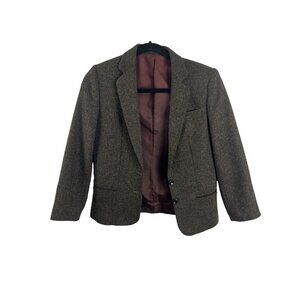 O'Shea's Market Ireland Brian Tucker Vintage Tweed Wool Blazer Women's Size 4